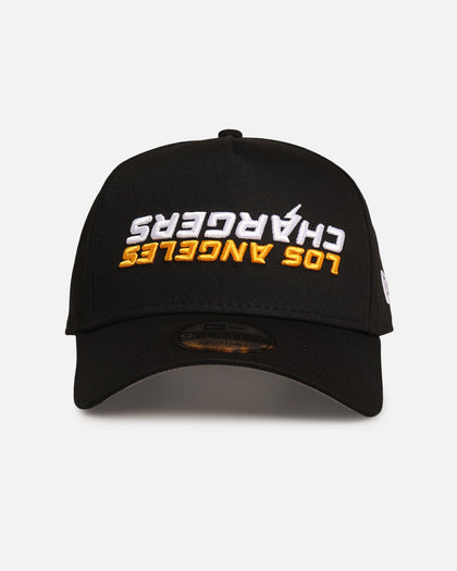 New Era Los Angeles Chargers 'Upside Down Logo' 9FORTY A-Frame Snapback Black