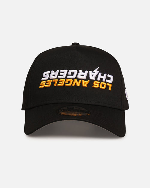 New Era Los Angeles Chargers 'Upside Down Logo' 9FORTY A-Frame Snapback Black