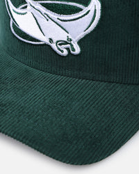 New Era Tampa Bay Devil Rays 'Dark Green Cord' 9FORTY A-Frame Corduroy Snapback Dark Green