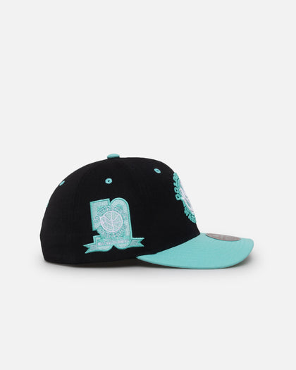 Mitchell & Ness Golden State Warriors "Ice Blue" Script Origin Snapback Black/Ice Blue