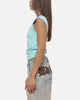 Ed Hardy Women's Cowl Back Top Dusty Blue