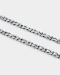NXS 7mm Cuban Chain White Gold