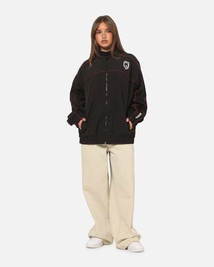 Bleacher Athletic Brisbane Broncos NRL Midweight Spray Jacket Black