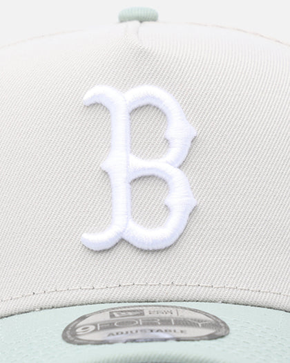New Era Boston Red Sox 'Sea Glass' 9FORTY A-Frame Snapback Stone/Green