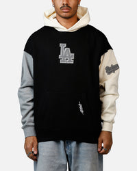 Pro Standard Los Angeles Dodgers Reverse French Terry Hoodie Black/Grey