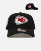 New Era Kansas City Chiefs 'Black And Team Color' 9FORTY A-Frame Snapback Black/Official Team Color