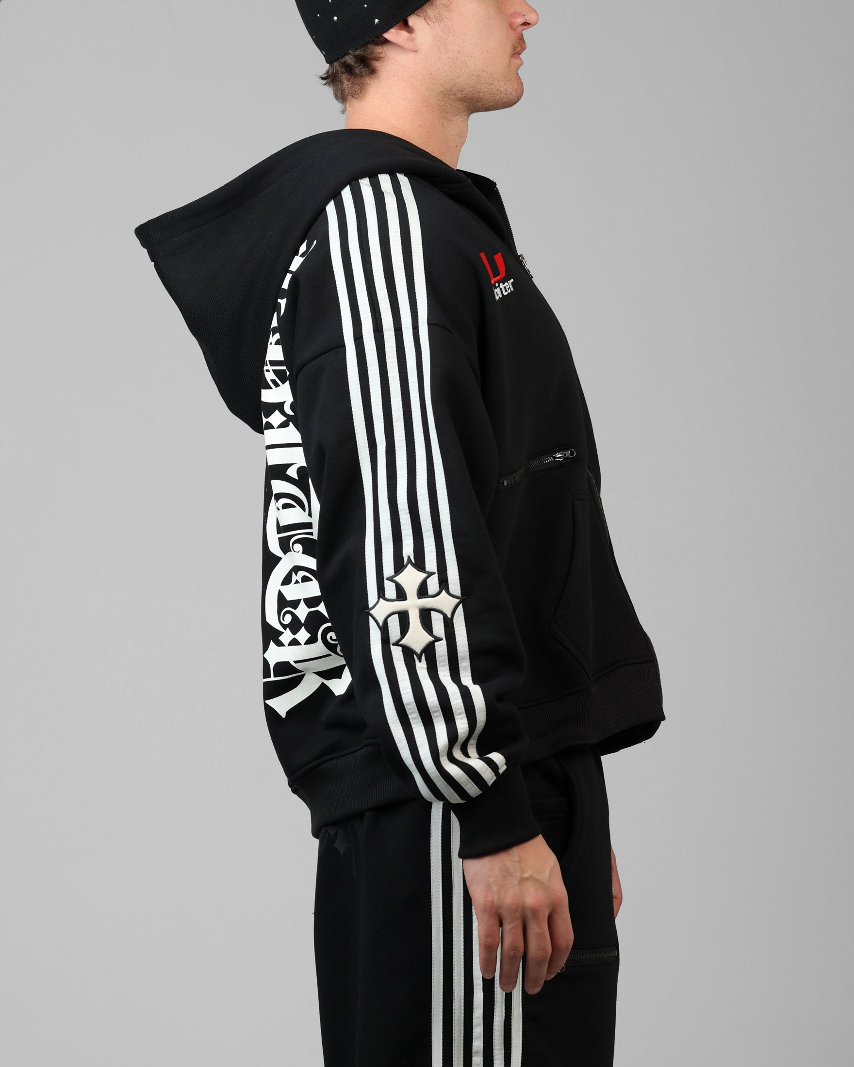Loiter Imperial Zip Hoodie Black | Culture Kings US