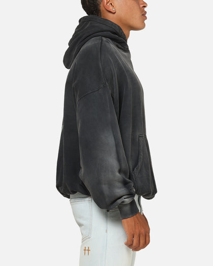 Saint Morta Celestial Boxy Hoodie Black Wash