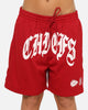 Mitchell & Ness Kansas City Chiefs Arch Script Shorts Red