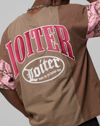Loiter Splinter T-Shirt Pink Camo