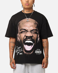 Goat Crew UFC By Goat Crew Jon Jones Big Face T-Shirt Black