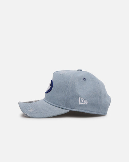 New Era San Francisco 49ers 'Distressed Denim' 9FORTY A-Frame Snapback Light Wash Denim