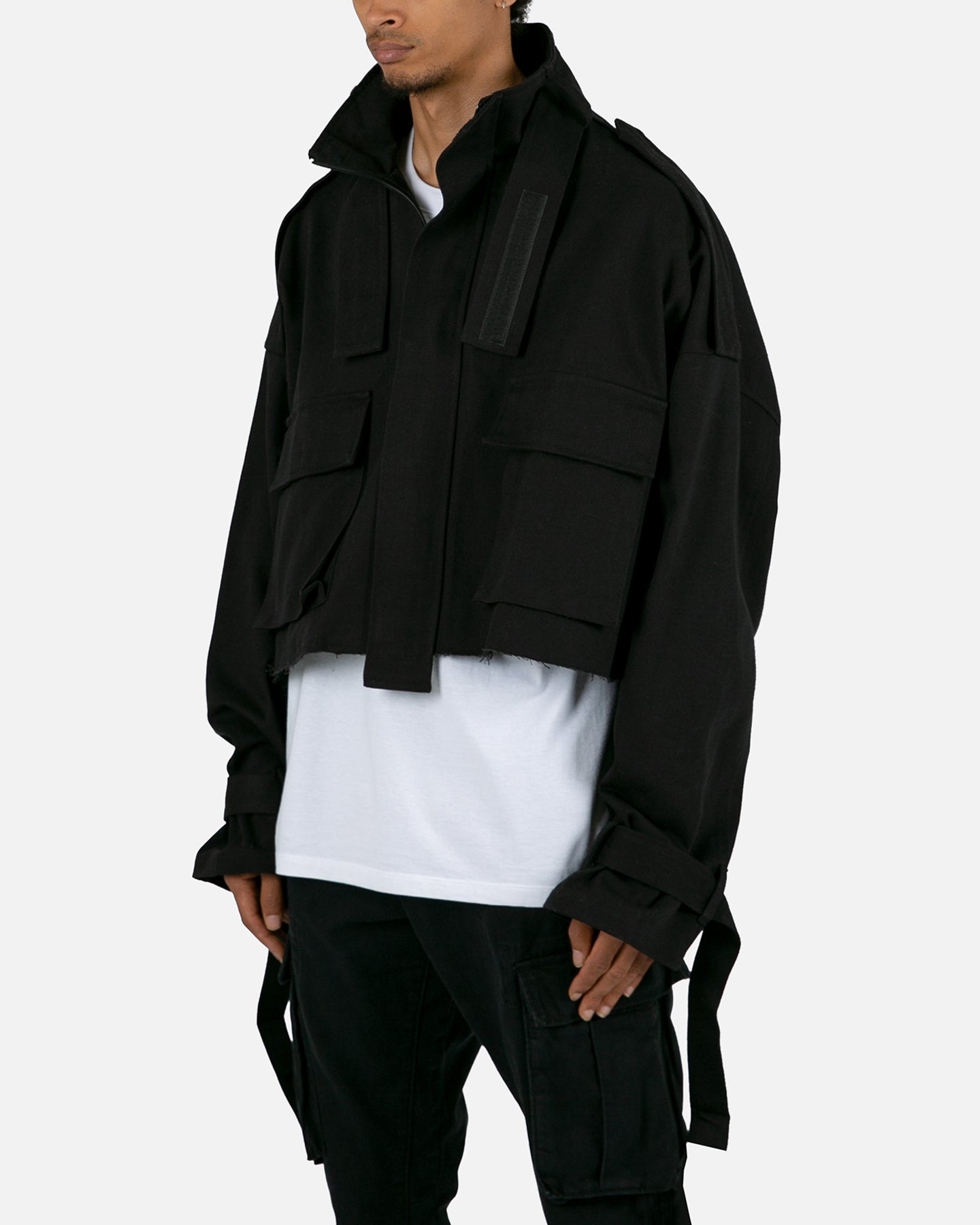 MNML Cropped M65 Jacket Black | Culture Kings US