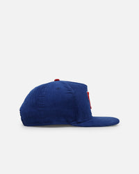 New Era Texas Rangers 'Throwback Cord Golfers' Corduroy Golfer Snapback Blue