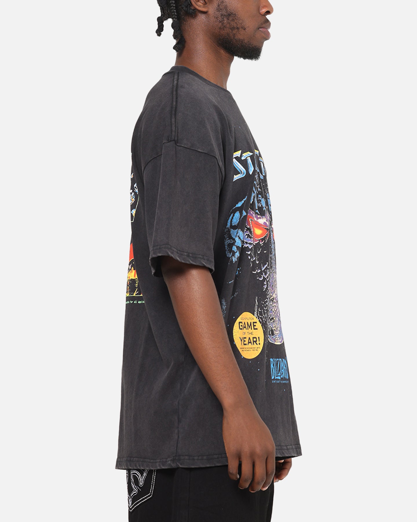 73Studio X Starcraft Vintage T-Shirt Off Black | Culture Kings US