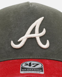 47 Brand Atlanta Braves 'Utilitarian' 47 Offside Strapback Moss