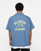 X-Large Drawing OG Open Collar T-Shirt Blue