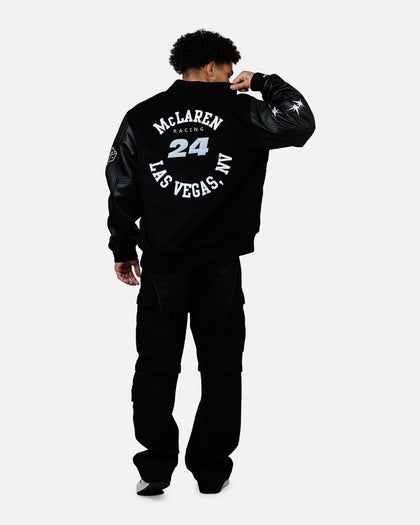 Mitchell & Ness X Mclaren 'Vegas Grad Prix 2024' Varsity Jacket Black