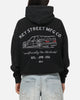 Key Street Low Standards Hoodie Black Acidwash