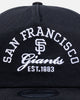 New Era San Francisco Giants 'MLB Stacked Logo' 19TWENTY Snapback Black