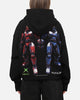 73Studio X Halo Xbox Red Vs Blue Split Hoodie Black