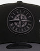 New Era Seattle Mariners 'Stealth Roses' 9FORTY A-Frame Snapback Black