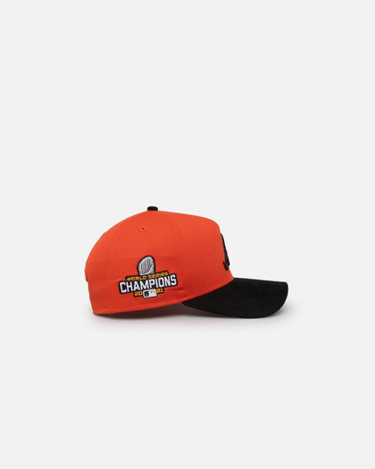 New Era Atlanta Braves 'Scary Nights' 9FORTY A-Frame Snapback Orange/Black