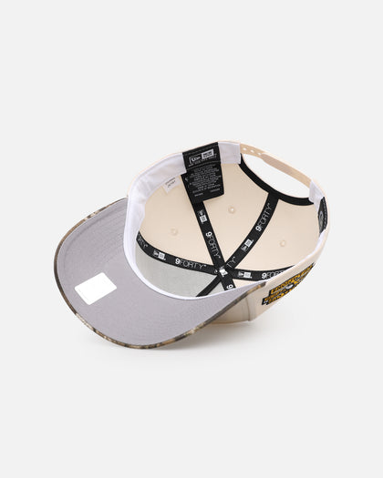 New Era Pittsburgh Penguins 'Realtree Visor' 9FORTY A-Frame Snapback Cream/Camo