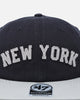 47 Brand New York Yankees 'The City Block Collection' Club Legacy '47 Captain Snapback Navy