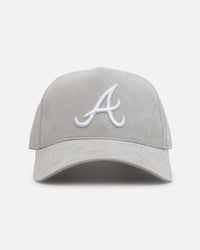 47 Brand Atlanta Braves 'Ultrasuede' '47 MVP DT Strapback Gray/White