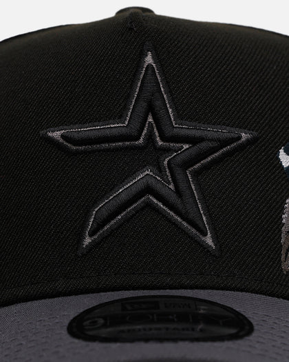 New Era Houston Astros 'Stealth Roses' 9FORTY A-Frame Snapback Black