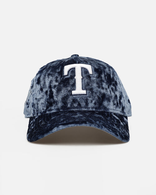 New Era Texas Rangers 'Crushed Blue Velvet' 9FORTY A-Frame Snapback Blue
