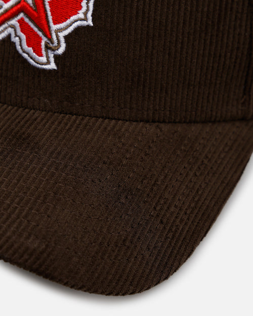 New Era Houston Astros 'Walnut Cord' 9FORTY A-Frame Corduroy Snapback Walnut