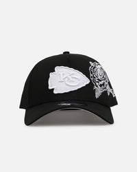 New Era Kansas City Chiefs 'Ornate Rose' 9FORTY A-Frame Snapback Black/White