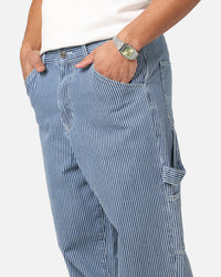 XXIII Striped Work Pant Navy Stripe