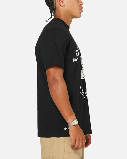 New Era Los Angeles Lakers Gothic Oversized T-Shirt Black