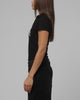 Loiter Women's Statement Polo T-Shirt Black