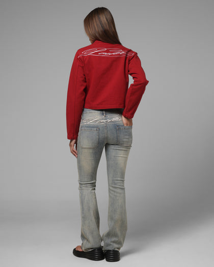 Loiter Women's Racer Denim Jacket