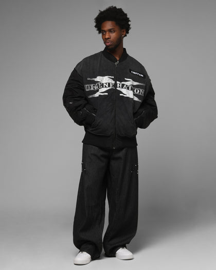 Loiter X WWE DX Generation Bomber Jacket Black