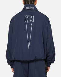 Saint Morta Athltc Zip Jacket Dark Royal/White