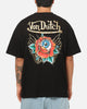 Von Dutch Flower Eye T-Shirt Black