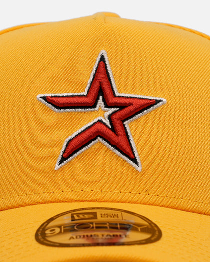 New Era Houston Astros 'Sunshine' 9FORTY A-Frame Snapback Canary