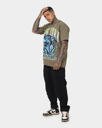 Goat Crew The World Is Yours T-Shirt Military Green