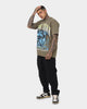 Goat Crew The World Is Yours T-Shirt Military Green