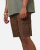 XXIII Jordy Cargo Shorts Dark Brown