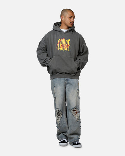 Carre Golden Scale Premium Hoodie Washed Charcoal