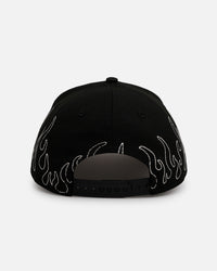 New Era San Francisco Giants 'Outline Flames' 9FORTY A-Frame Snapback Black