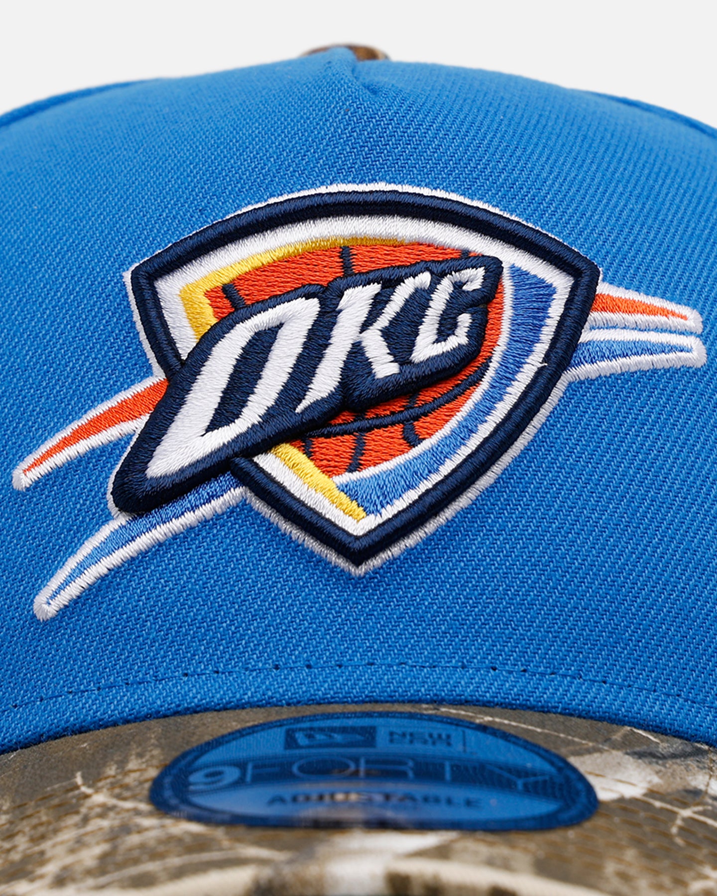 New Era Oklahoma City Thunder 'Realtree Visor' 9FORTY A-Frame