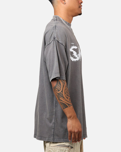 Saint Morta System Overload T-Shirt Washed Charcoal