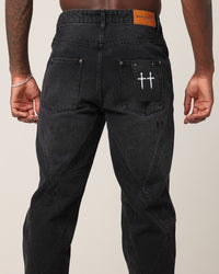 Saint Morta Psykhe Asscher Jeans Black Wash
